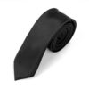 Pánská úzká kravata – černá