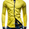 Pánská stylová košile – Leon, světle žlutá