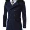 Pánský kabát PUNTO – modrý