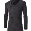 Pánský kabát MODENO – šedý